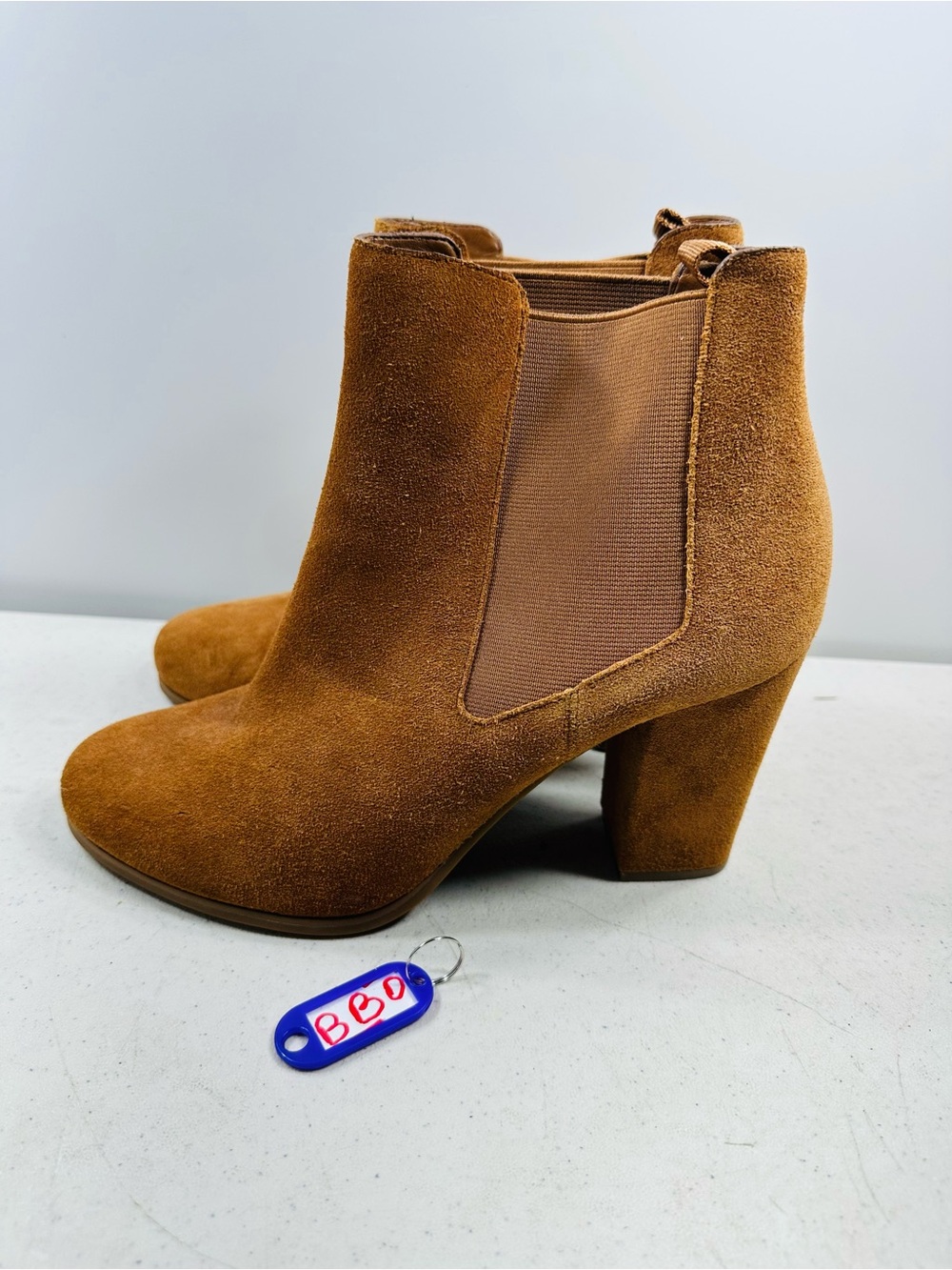 NIB Michael Kors Lottie Suede Booties Luggage Boot Size 10
